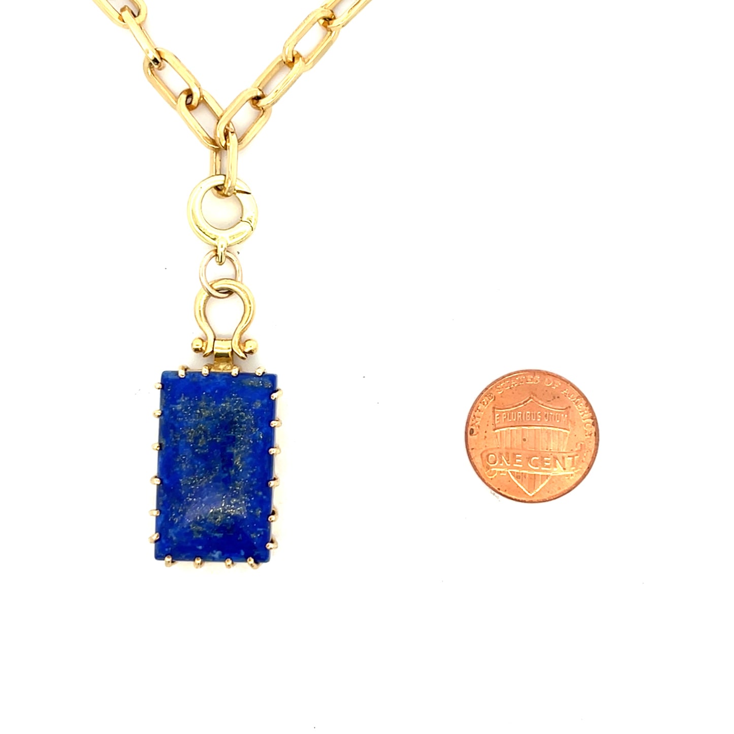 The Margot Necklace: Labradorite or Lapis