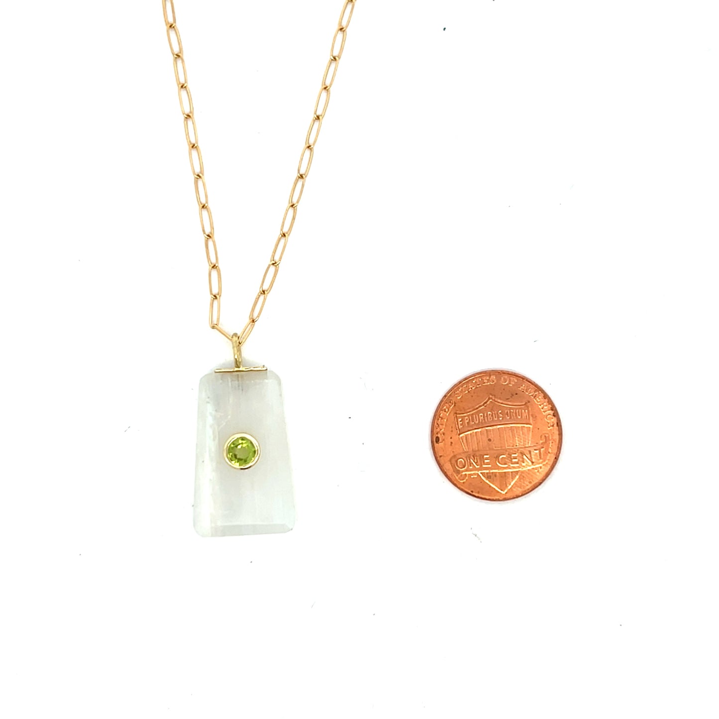 The Celeste Necklace: Moonstone