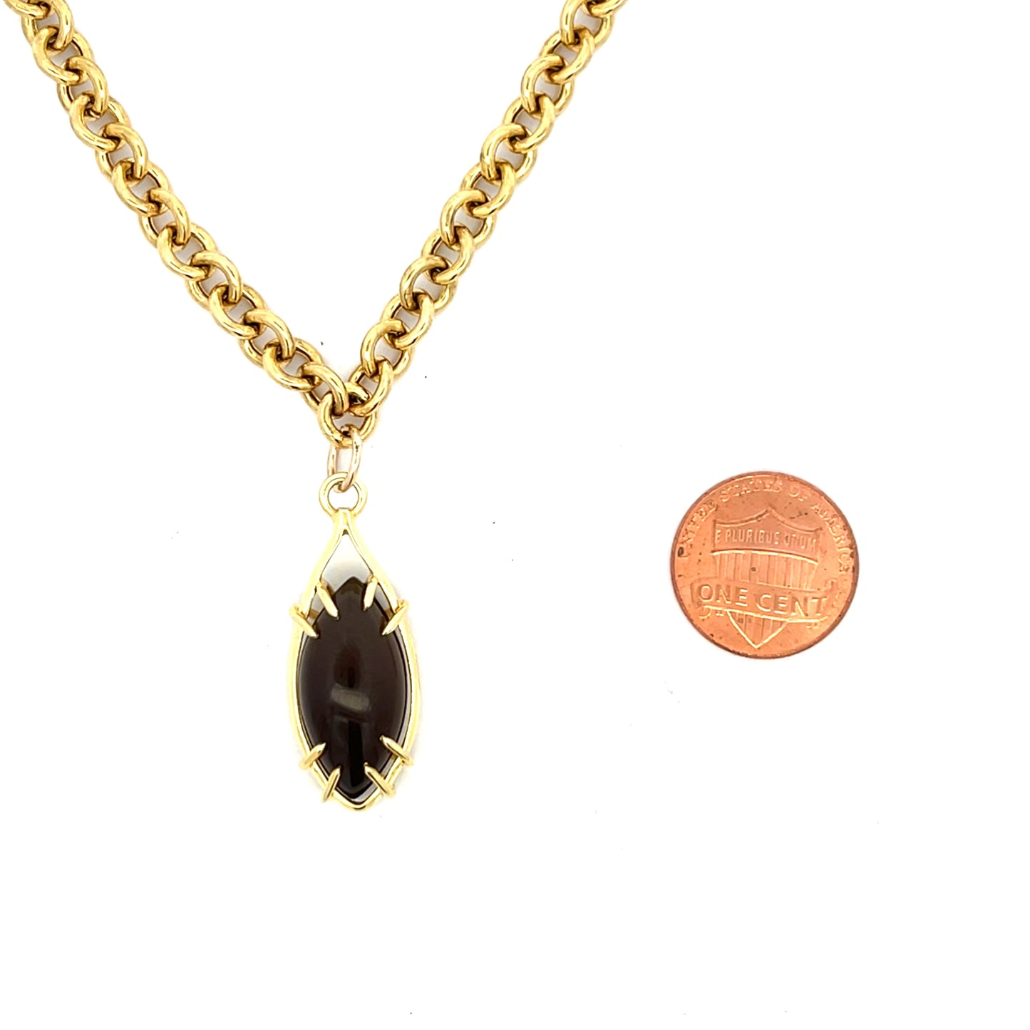 The Margot Necklace: Smokey Topaz