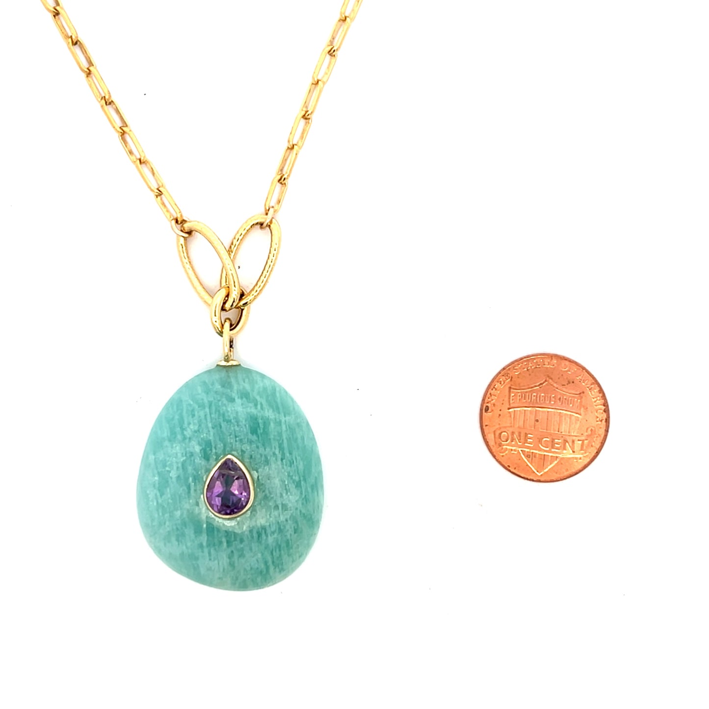 The Celeste Necklace: Lapis, Amazonite or Rose Quartz - Bold Cut