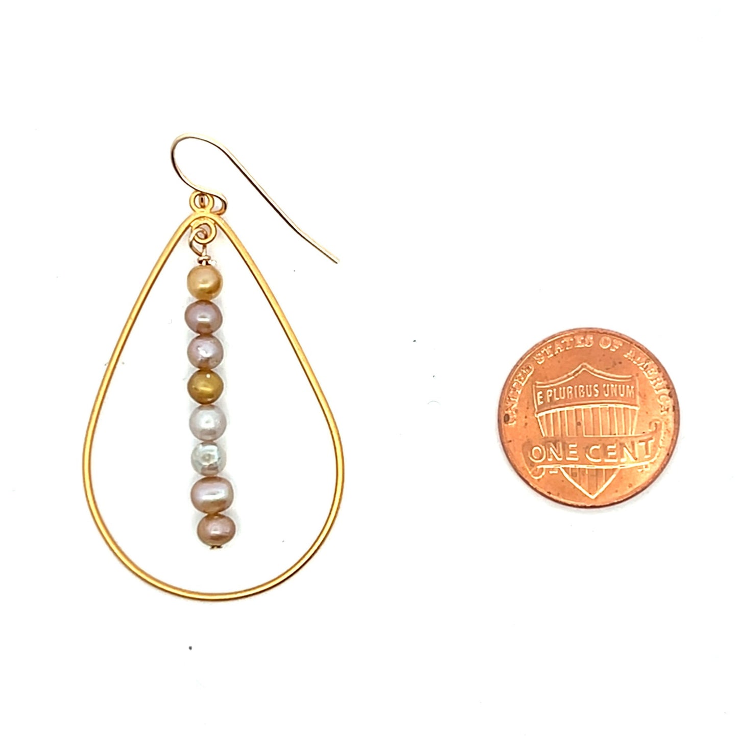 The Vera Earrings: Amazonite, Freshwater Pearl, or Labradorite