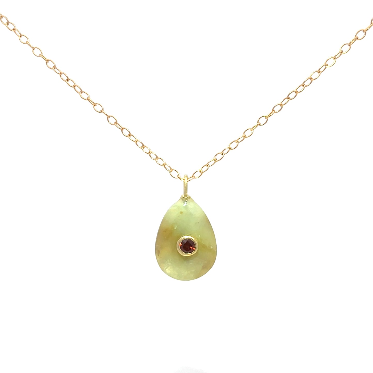The Celeste Necklace: Jade or Mother of Pearl
