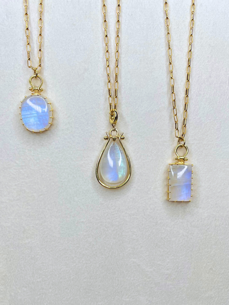 The Margot Necklace: Moonstone