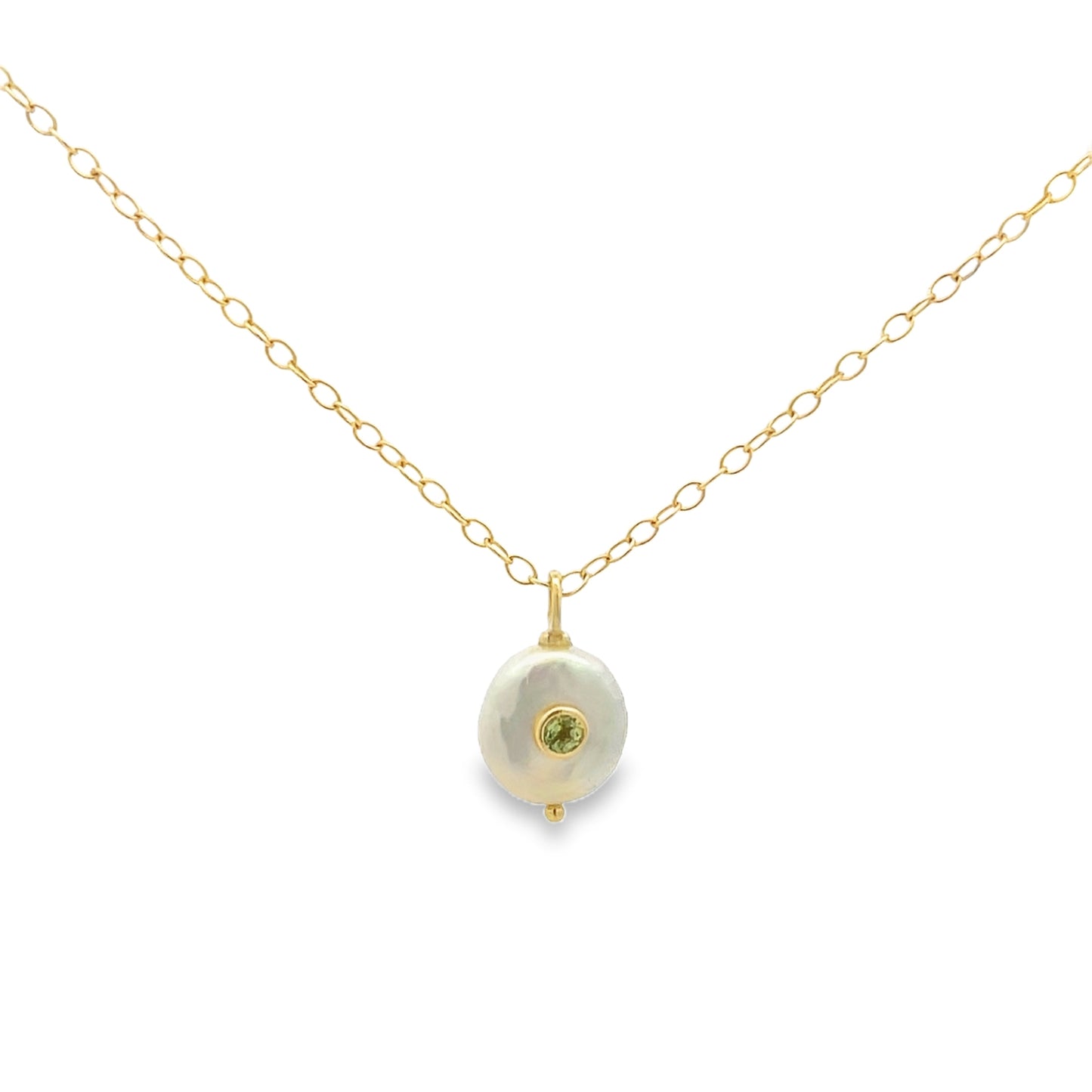 The Celeste Necklace: Jade or Mother of Pearl