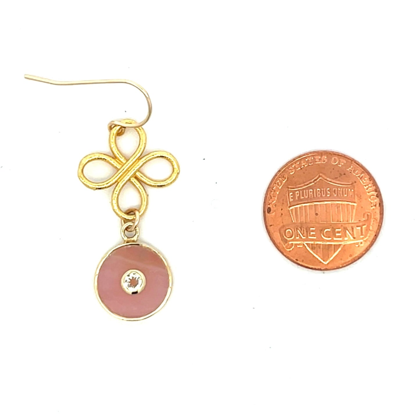 The Odette Earrings: Tigers Eye, Pink Opal or Malachite