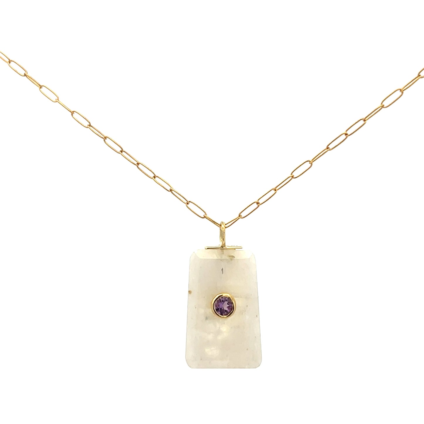 The Celeste Necklace: Moonstone