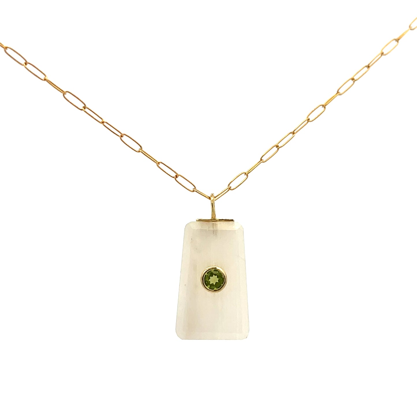 The Celeste Necklace: Moonstone