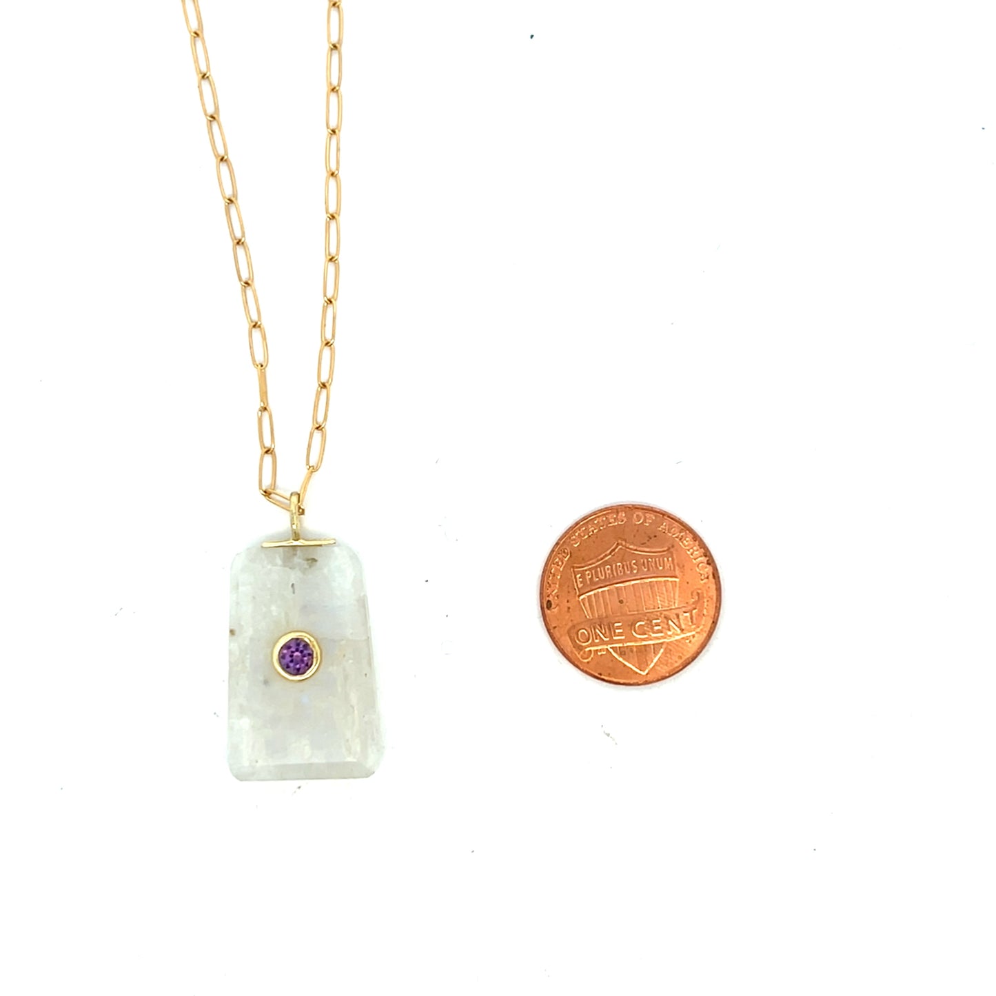 The Celeste Necklace: Moonstone