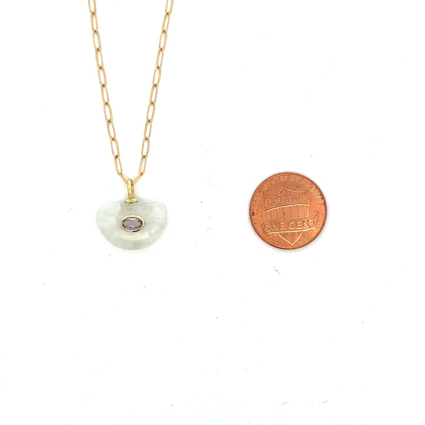 The Celeste Necklace: Moonstone