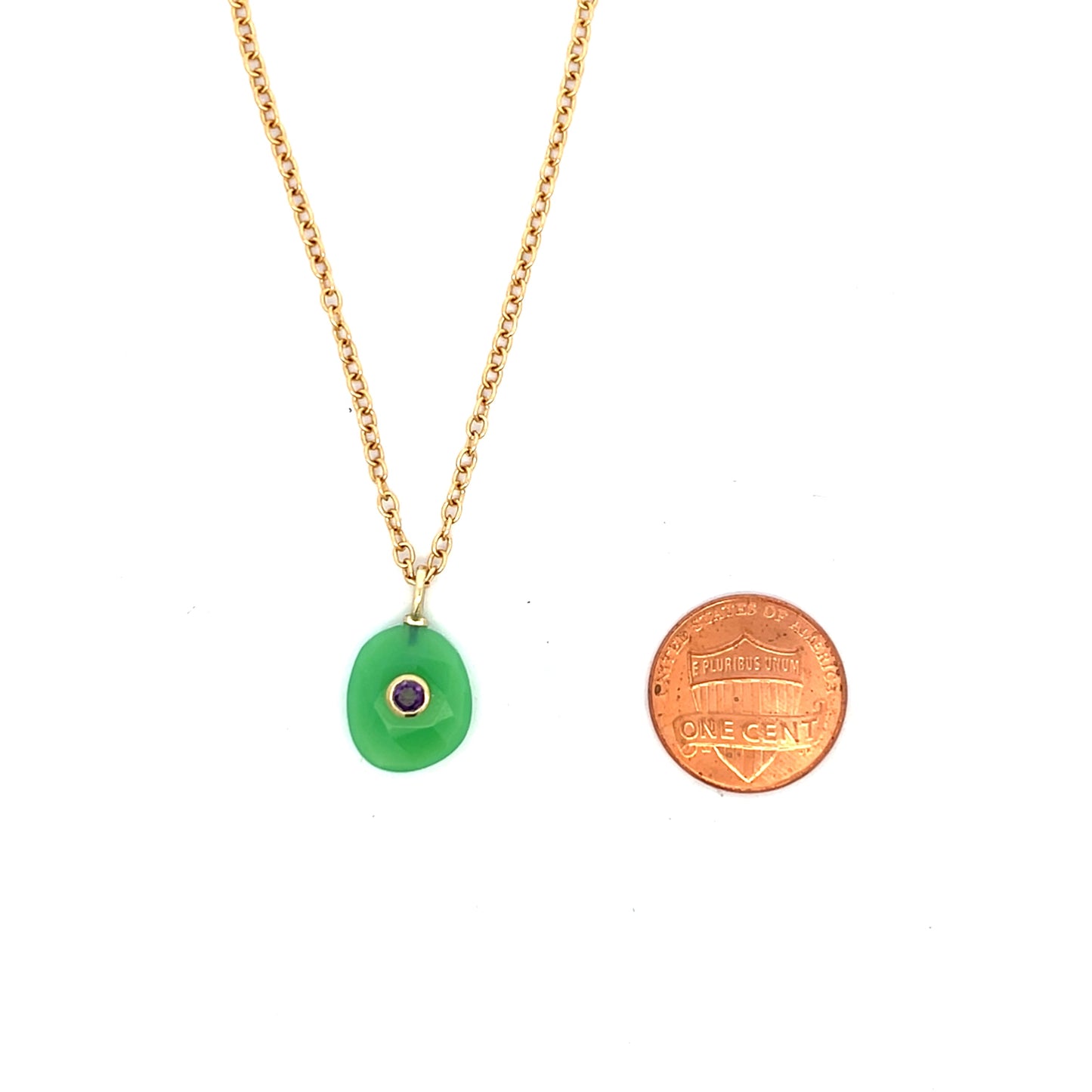 The Celeste Necklace: Chrysoprase