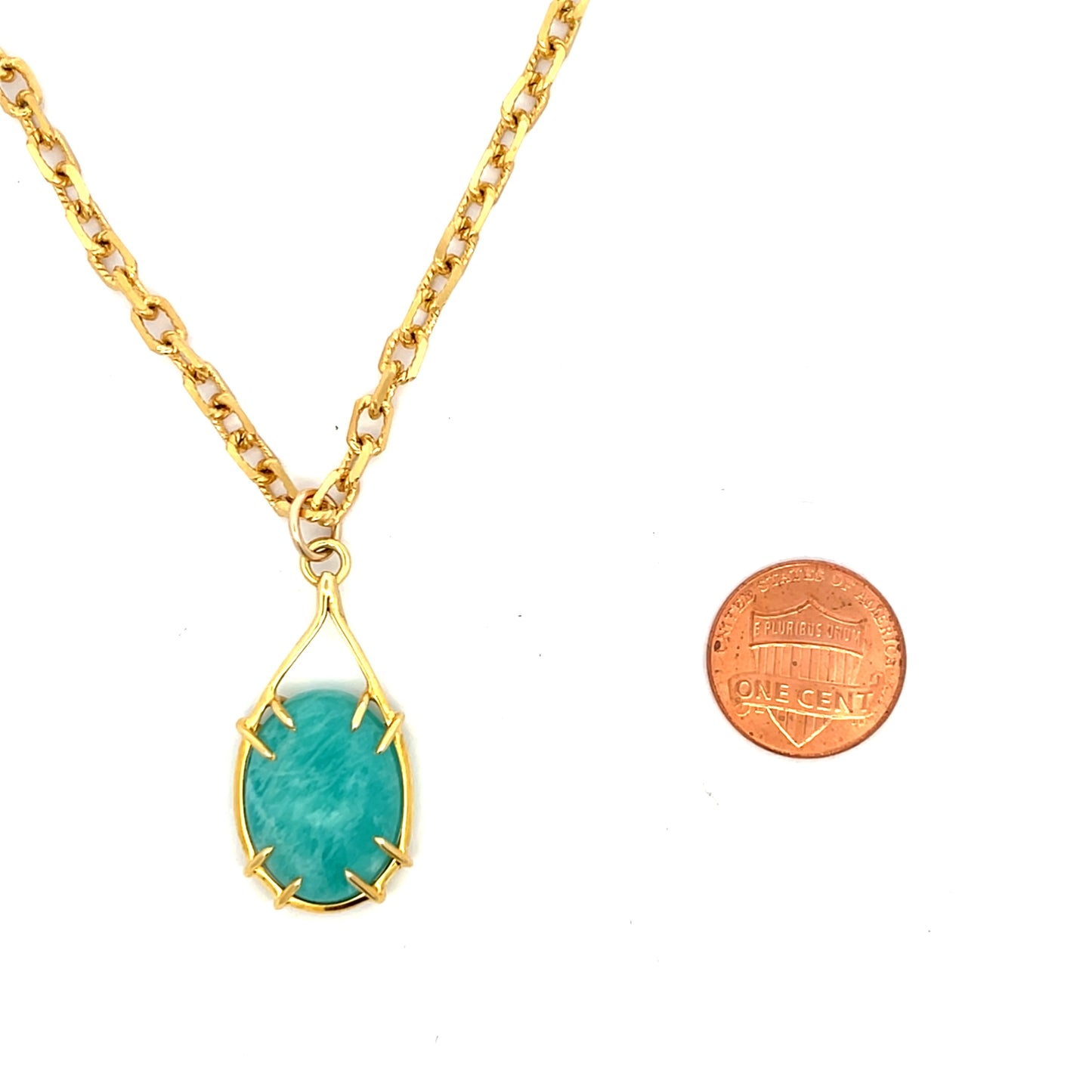 The Margot Necklace: Amazonite