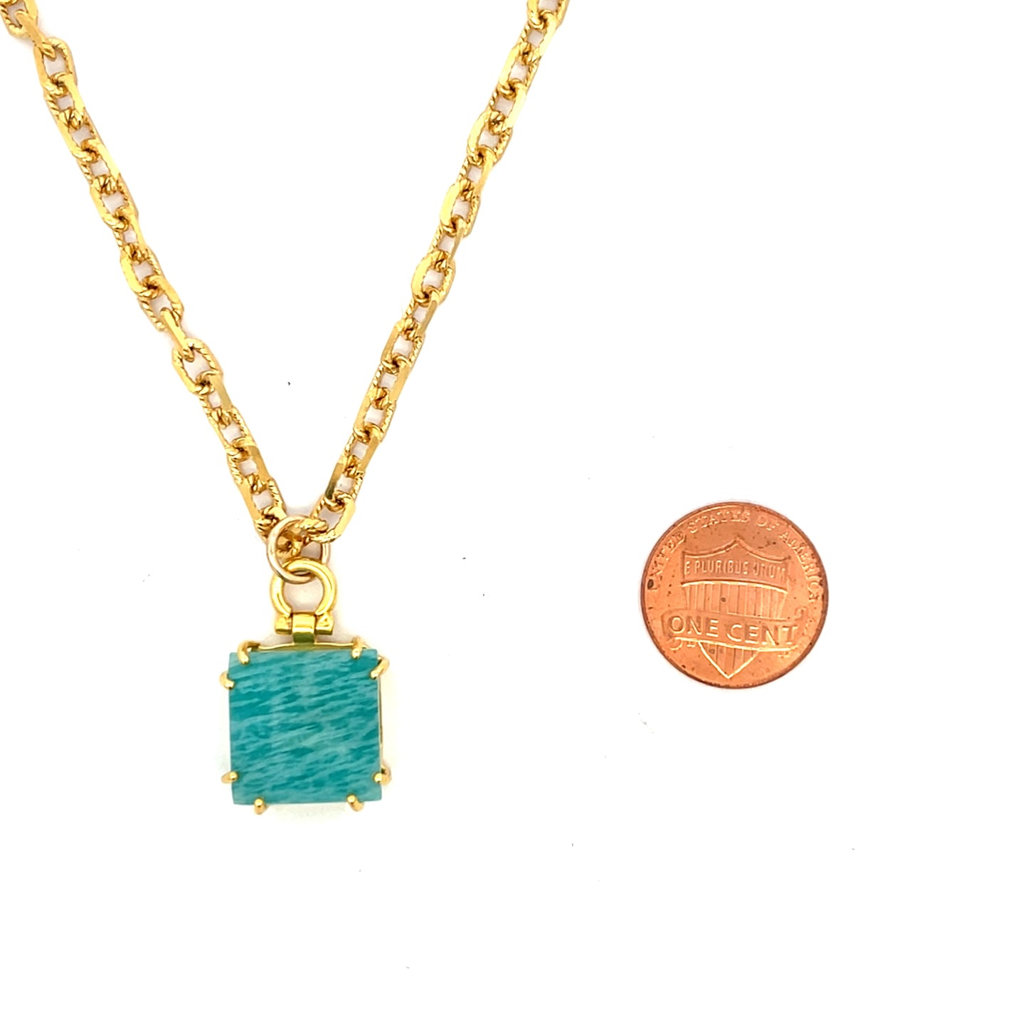 The Margot Necklace: Amazonite