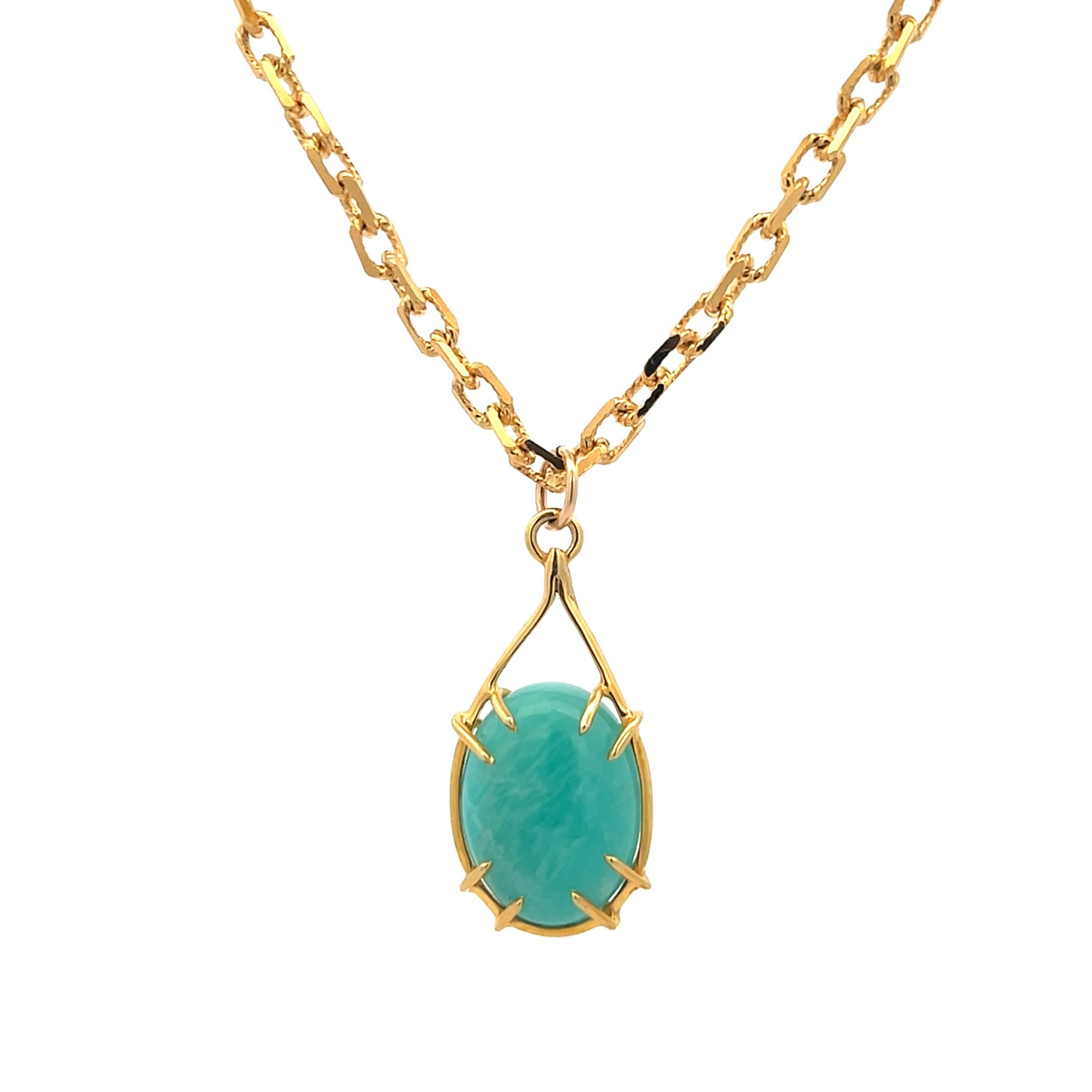 The Margot Necklace: Amazonite