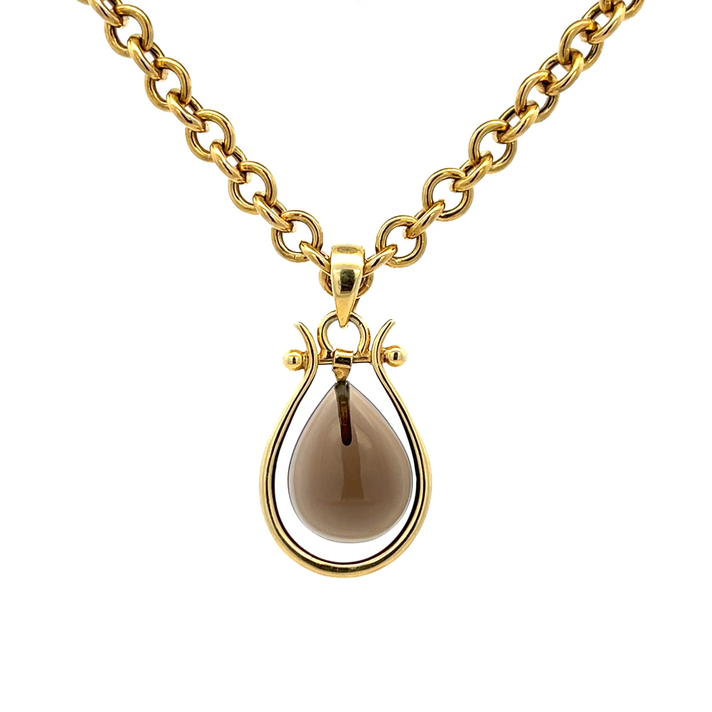 The Margot Necklace: Smokey Topaz