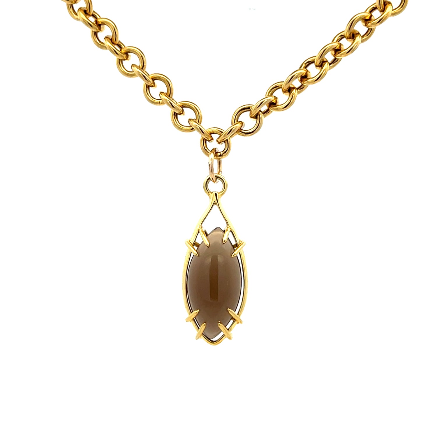 The Margot Necklace: Smokey Topaz