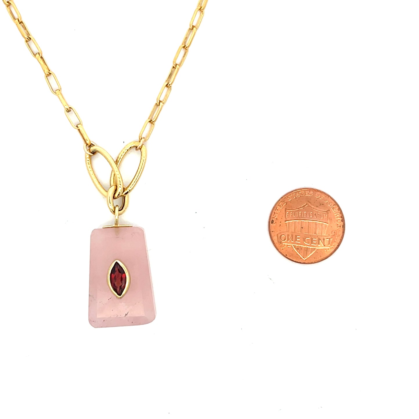 The Celeste Necklace: Lapis, Amazonite or Rose Quartz - Bold Cut